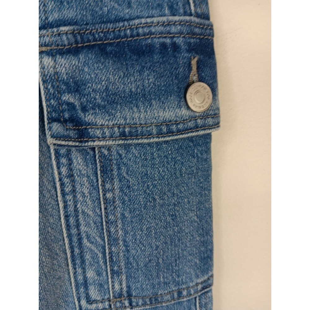 KanCan Cargo Jeans Women's Size 9/28 Estilo Straight Leg Pockets Denim Utility - Picture 6 of 8